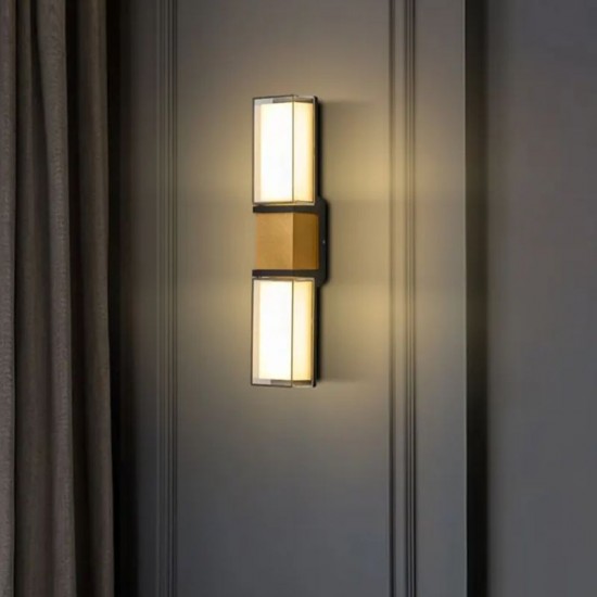 Aplica LED moderna iluminat decorativ exterior/interior 2x5W